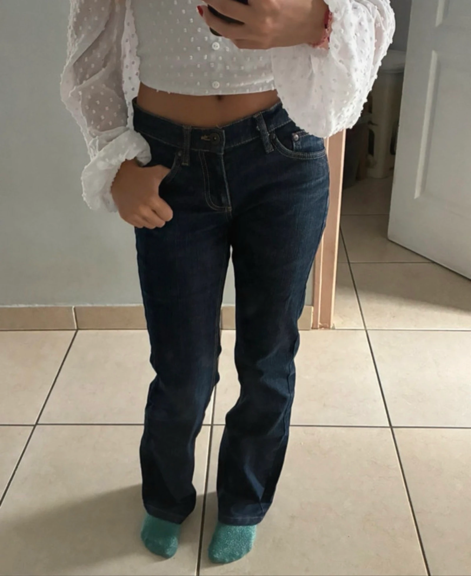 Jean taille basse femme XS